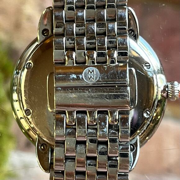 MICHELE Serein Silver Round Face Stainless Steel Watch main image 11
